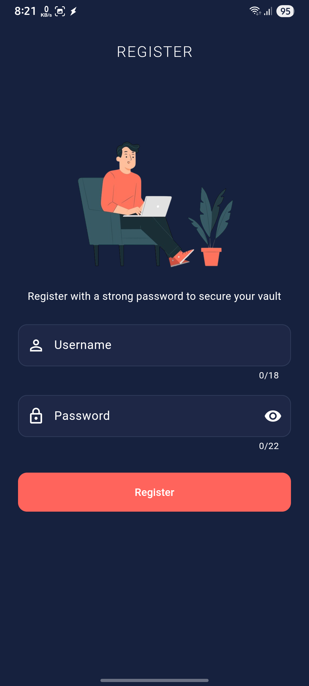 Password Generator — Dark Mode