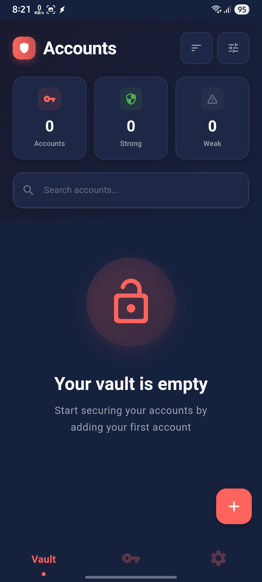Categories — Dark Mode